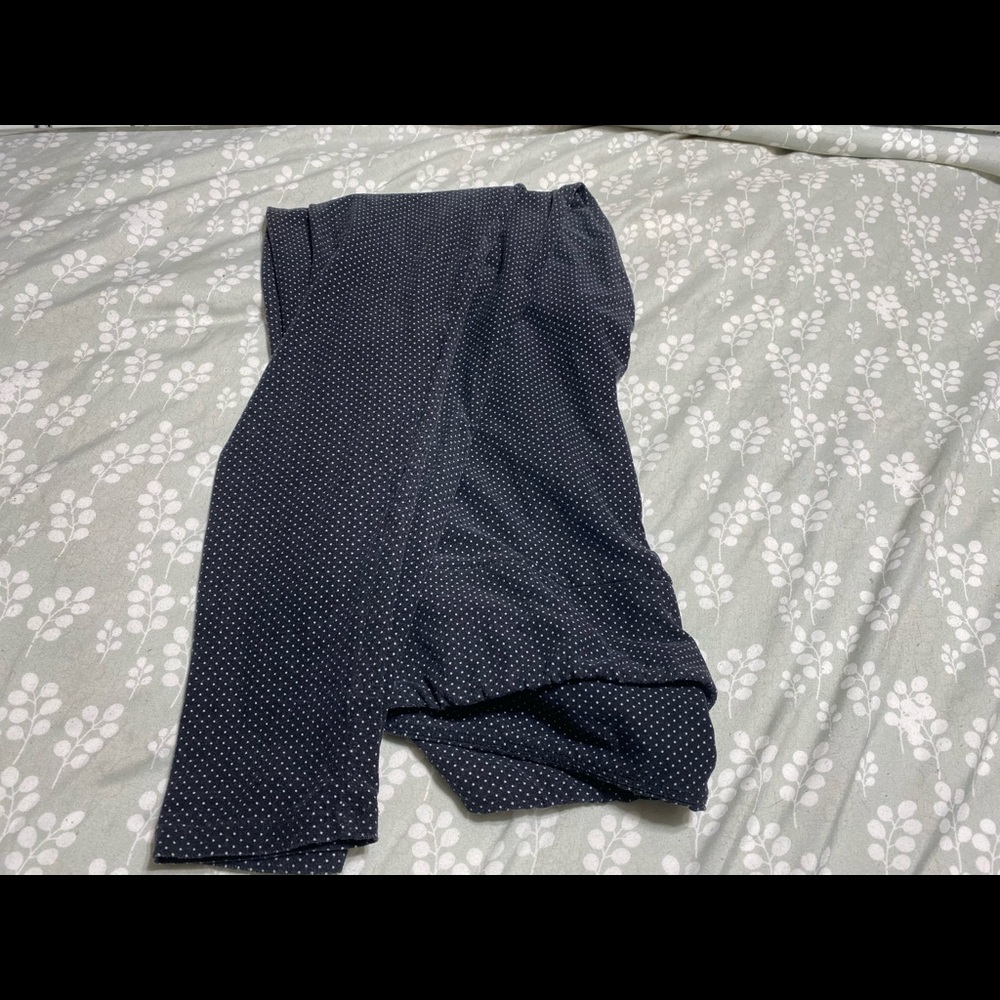 LuLaRoe TC Black with White Dots Leggings